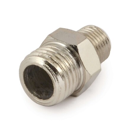 Air Line Adapter For Airbrushes ,1/8 Inch BSP Male To 1/4 Inch BSP Male